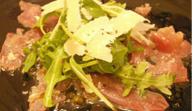 Carpaccio of tuna