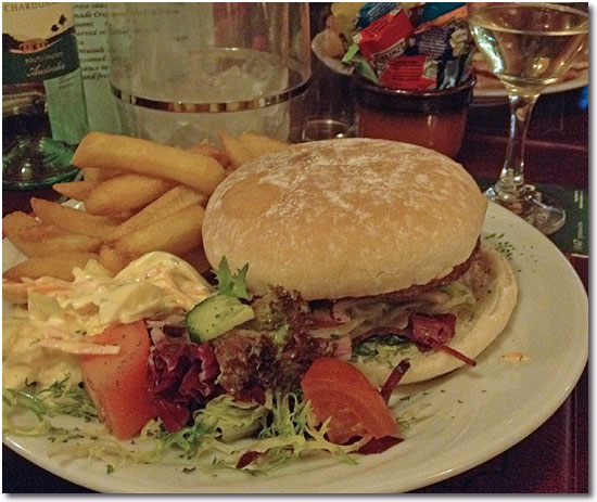 Burger and Chips