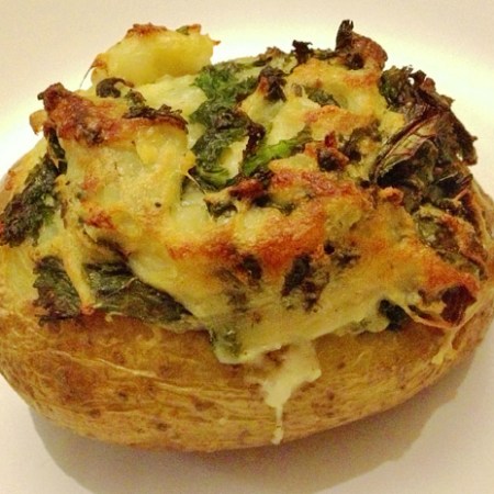 Jacket Potato with Kale